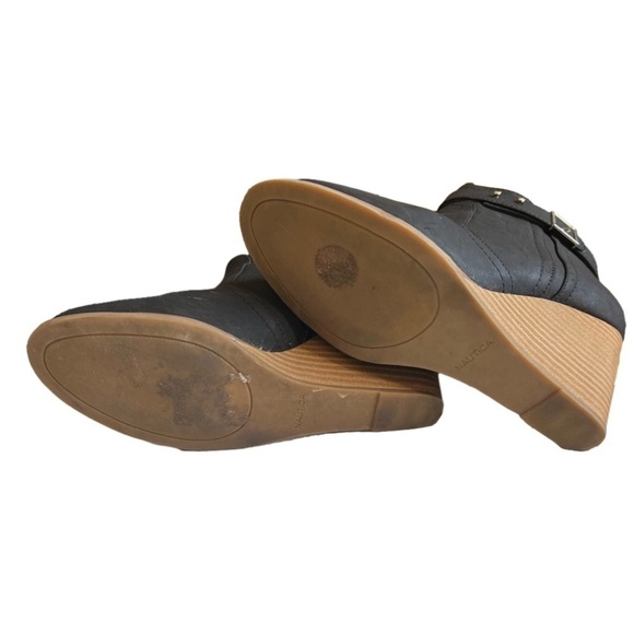 Nautica wedge heel ankle booties Womens size 8.5 - Picture 3 of 7